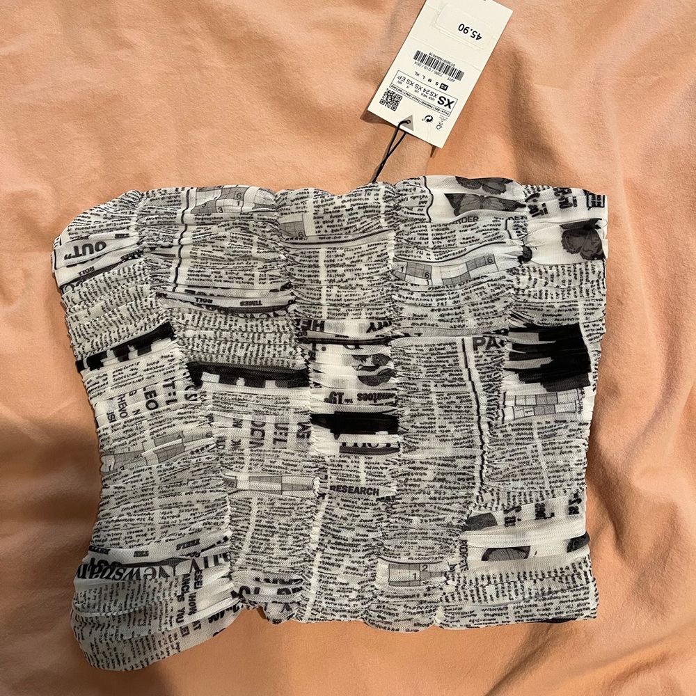 Brand new Zara corset top